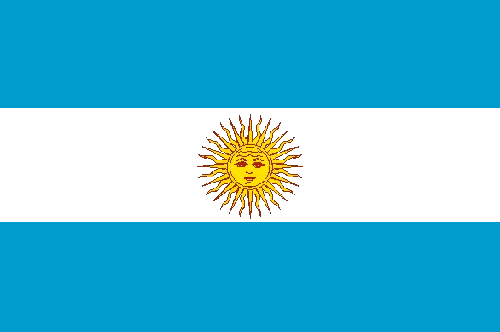 Die vlag van Argentini