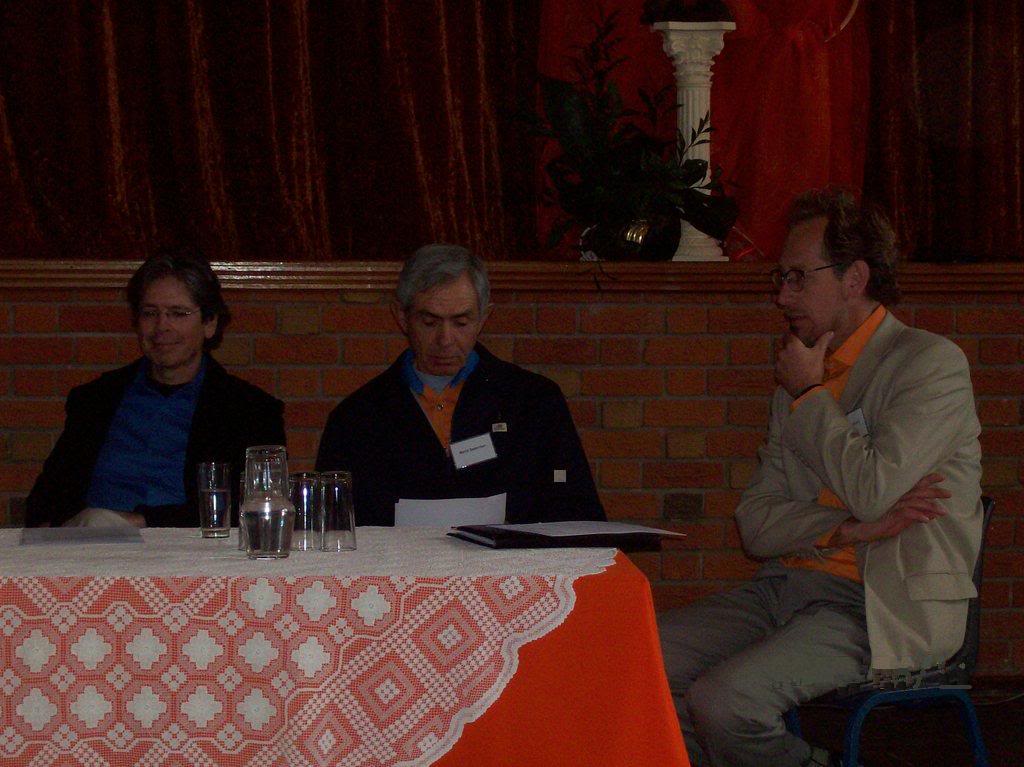 Van links naar rechts: Danie Goosen, Manie Opperman, Carel iv Boshoff