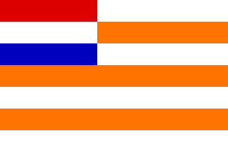 Die vlag van die Republiek Oranje Vrijstaat