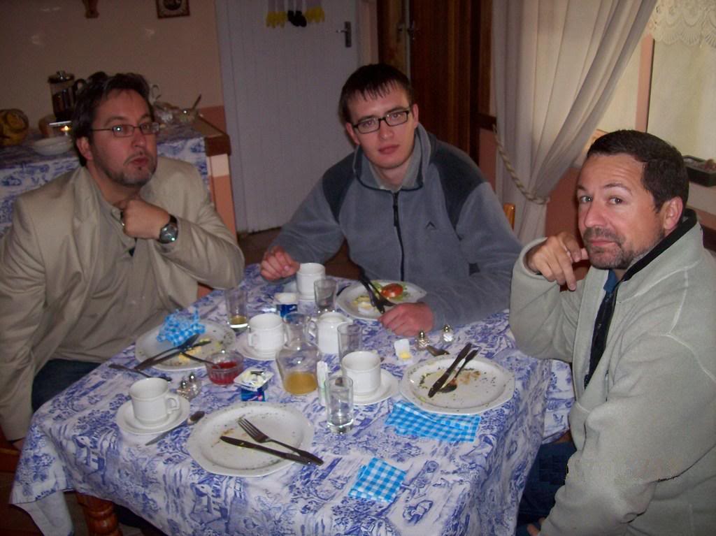 Van links naar rechts: Pieter Duvenage, Ebert Terblanche en Johan Deckmyn