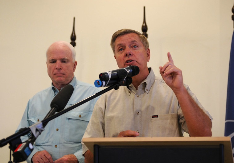 John McCain en Lindsey Graham