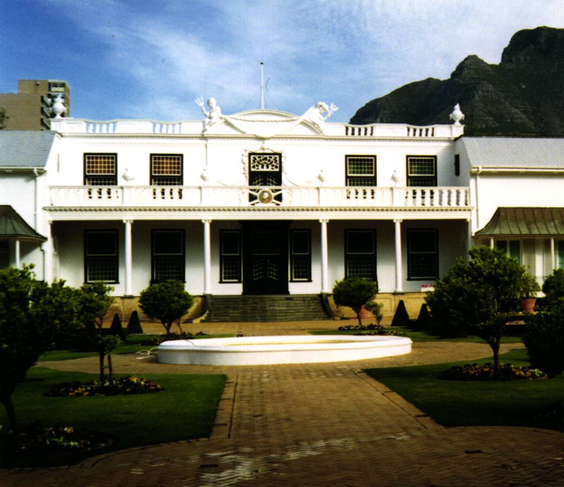 Het Tuynhuys in Kaapstad